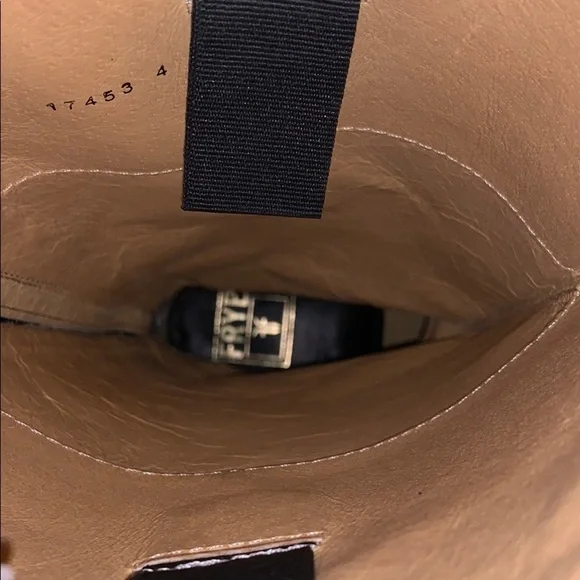 New Frye tall leather boots size-6.5 B - Picture 7 of 7